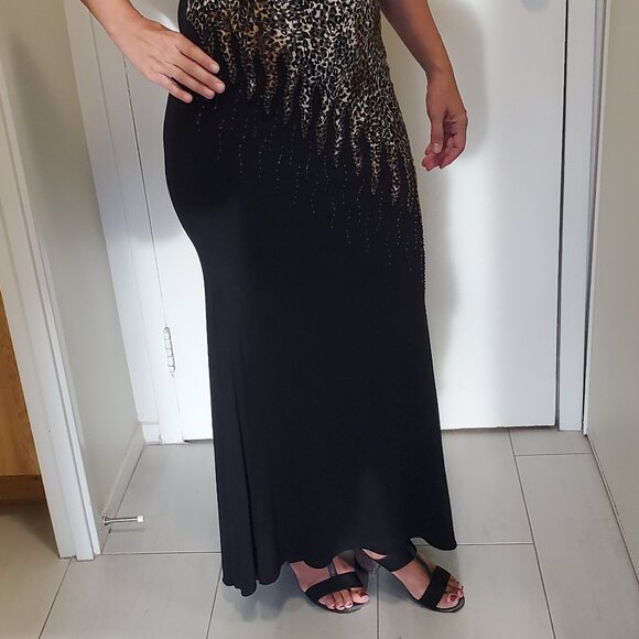 Gorgeous Leopard-style Evening Gown - Picture 2 of 6